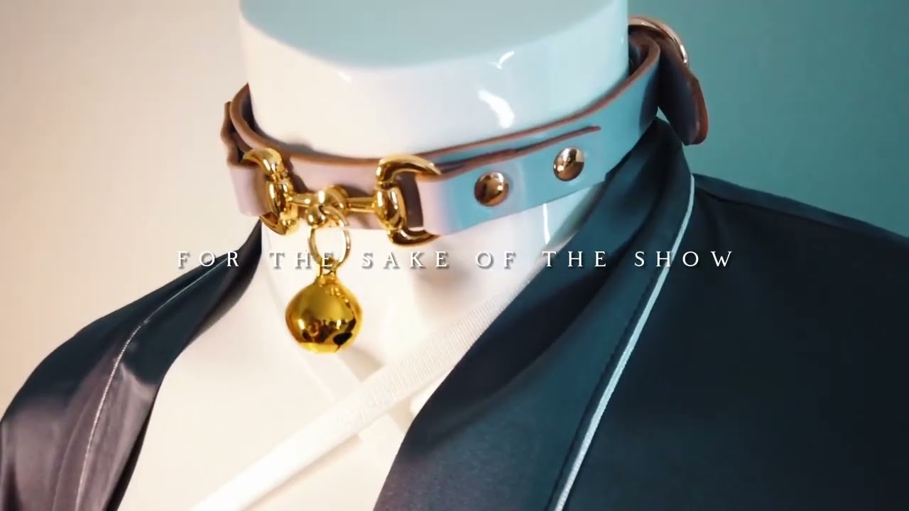 Purple Leather Collar