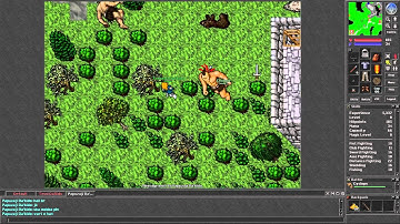 Tibia [7.3] Level 8 paladin killing Cyclops