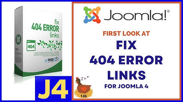 First Look at Fix 404 Error Links for Joomla 4 from Web357 - 👀 WMW 146