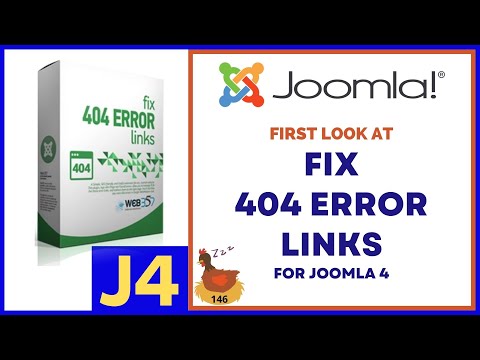 First Look at Fix 404 Error Links for Joomla 4 from Web357 - ? WMW 146