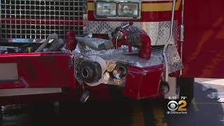 2 Fire Truck Crashes In Queens