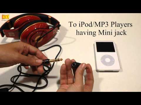 Comment connecter votre casque studio à Mini Jack de l'iPod et les lecteurs MP3