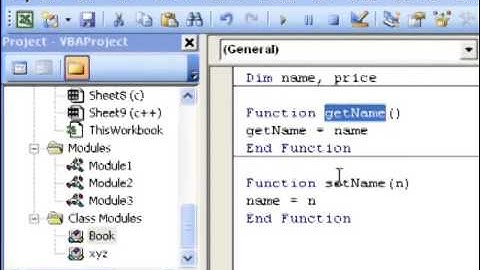 Class Modules in Excel