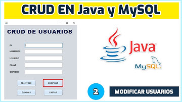 CRUD en JAVA y MySQL | Modificar Usuario