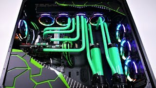 Project Envy - The BIGGEST Ultimate Custom Water Cooled PC Build - Time Lapse