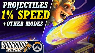 Portal Gun, 1% Bullet Speed, & Monster Survival - Overwatch Workshop Weekly