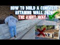 How To Build A Retaining Wall San Francisco Bay Area Start to Finish 2020 | All Access 510-701-4400