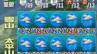980909週末天氣轉有雨，不適宜安排室外形成。