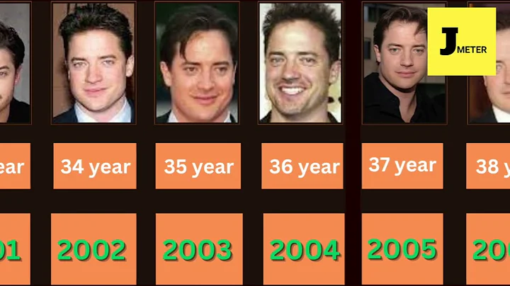 transformation BRENDAN FRASER FROM 1990 TO 2023