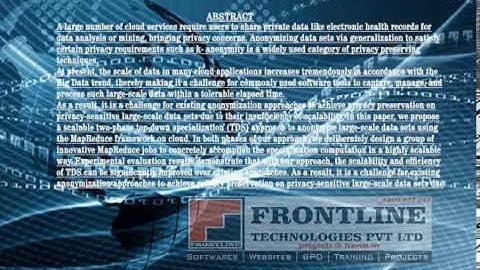 A Scalable Two Phase Top Down Specialization Approach for Data Anonymization Using MapReduc