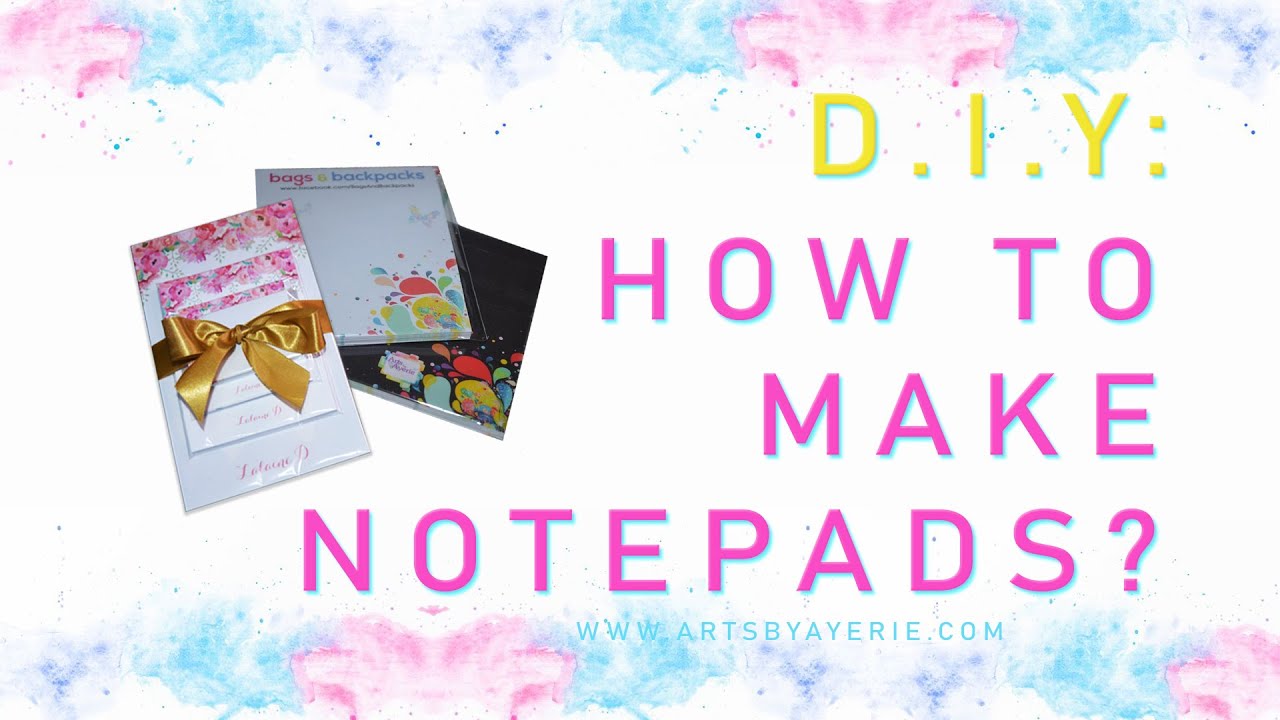 EASY DIY HOW TO MAKE NOTEPADS YouTube easy-diy-how-to-make-notepads-youtube
