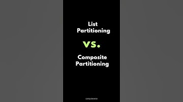 SQL LIST PARTITIONING Vs. COMPOSITE PARTITIONING ✍️