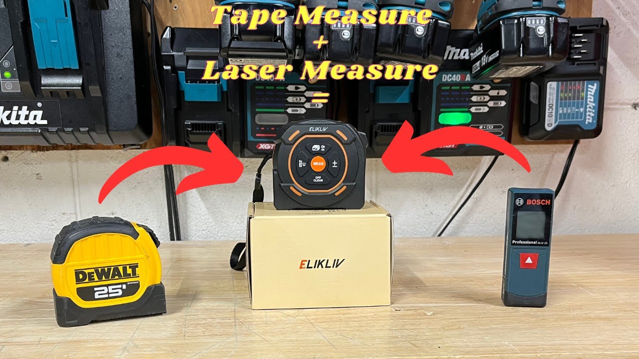 Combine a Tape and Laser Measure Into ONE TOOL? Elikliv LTM01 Laser