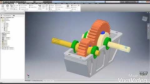 Gear Train Design using Autodesk Inventor