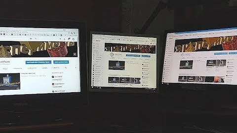 Как подключить 3 монитора