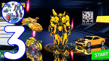 JET ROBOT CAR TRANSFORMATION : ROBOT CAR GAMEPLAY WALKTHROUGH PART 3 (ANDROID & IOS)