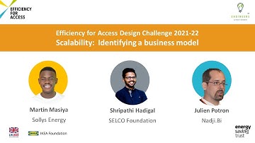 Scalability - Identifying a business model - Efficiency for Access Design Challenge 2021-2022