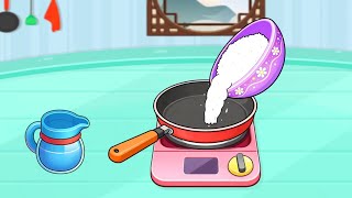 Cooking Bibimbap🍚 Burger 🍔 Cake 🎂 Noodles 🍜 Recipes Game 🌸 screenshot 1