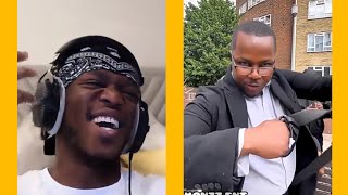 KSI Reacts to @MonzzEnt compilations | try not to laugh screenshot 4