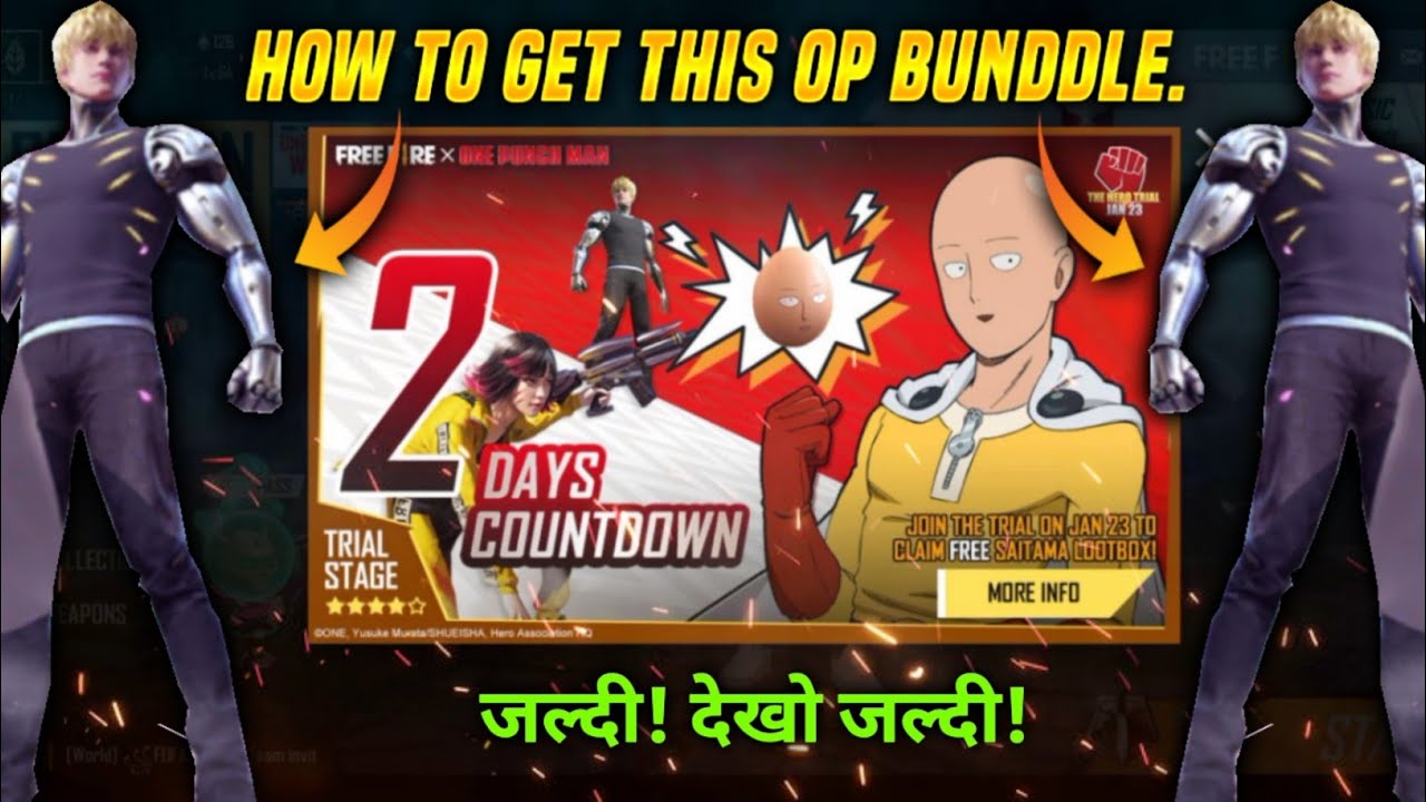 How To Get One Punch Man Bunddle | Free Fire | VermaStar Gaming.