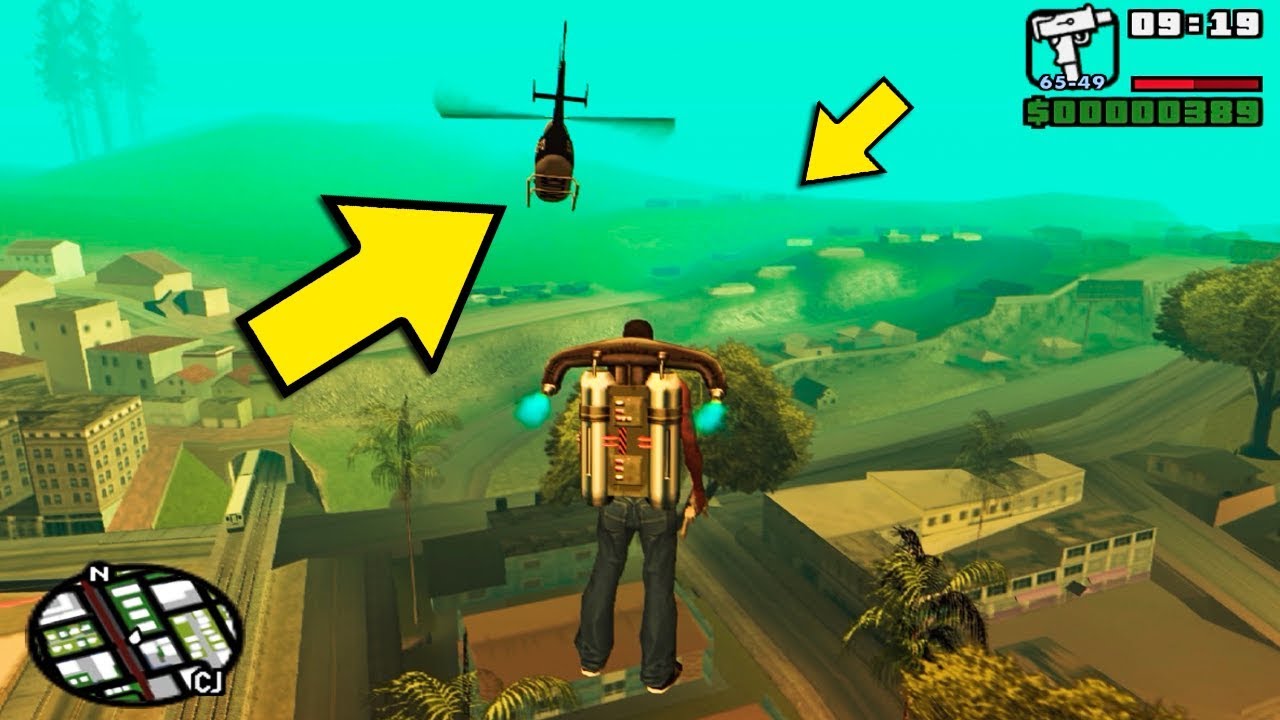 Como Pegar o Helicoptero da Polícia - GTA San Andreas 