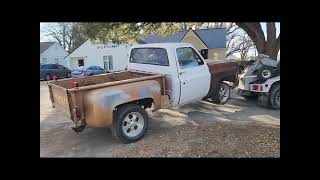 1980 Chevy SWB, my brother, bought in Rosenberg Tx