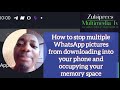 Memory Full: How to stop multiple photos and videos downloaded to your phone from WhatsApp groups.