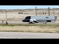 Van versus semi on I-80