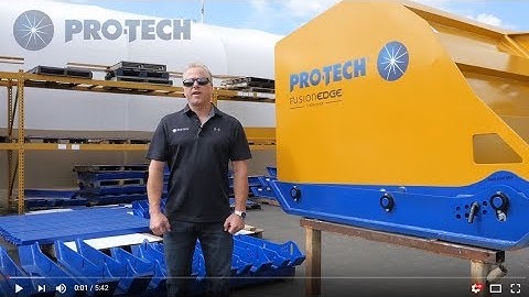 New Sectional Snow Plow For Loaders and Skid Steers - Fusion Edge Sno Pusher