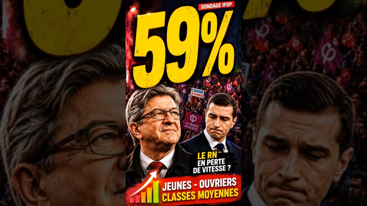 Mélenchon plébiscité par les jeunes et les ouvriers - Le RN en difficulté