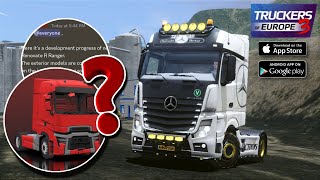 Truckers of europe 3 new 0.39.3 شاحنة الرينو شاحنات اوروبي 3 الاضافات القادمةNews Toe3 actros المحجر