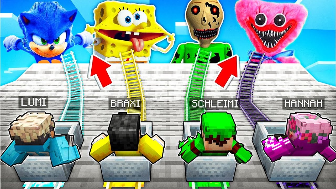 WÄHLE NICHT die FALSCHE ACHTERBAHN in Minecraft!