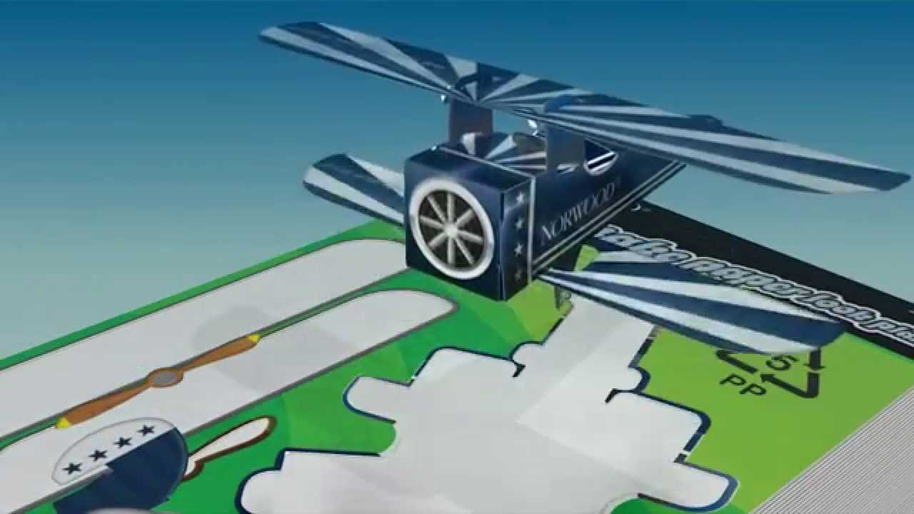 Norwood folding plane animation by Aarons CGI