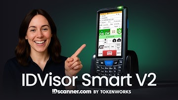 IDVisor Smart V2: Compact Handheld ID Scanner with Fake ID Detection