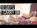 👜 How to Pack for 10 Days in a Carry On + 🧳 Travel Tips for Packing Carry On Only