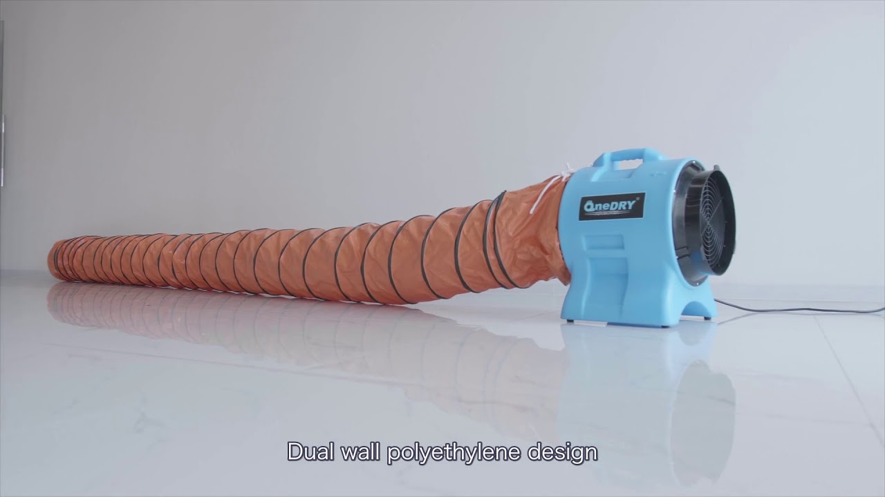 1HP Axial Confined Space Fan 3300/2800 rpm Blower/Fan Speed