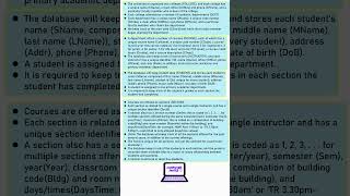 (PDF) UNIVERSITY DATABASE | #dbms #databasemanagementsystem #computerscience #bca #pdf