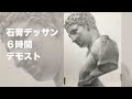 【石膏デッサン】現役芸大生の6時間デモスト！！　使用鉛筆まで詳しく！