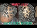 Temporary locs retouch at Home with hair tips. 👌 ..Hairdo1.