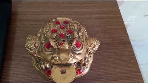 Cóc Ngậm Tiền Phong Thủy Bằng Đồng - Mang Lại May Mắn Tài Lộc Cho Bạn