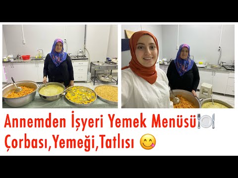 Annemden 60 Kişilik İşyeri Yemek Menüsü 🍽 Yayla Çorbası/Fırında Yumurtalı Ispanak/Makarna/Tatlı