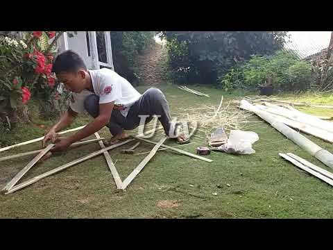 Cara membuat jemuran dari bambu  YouTube
