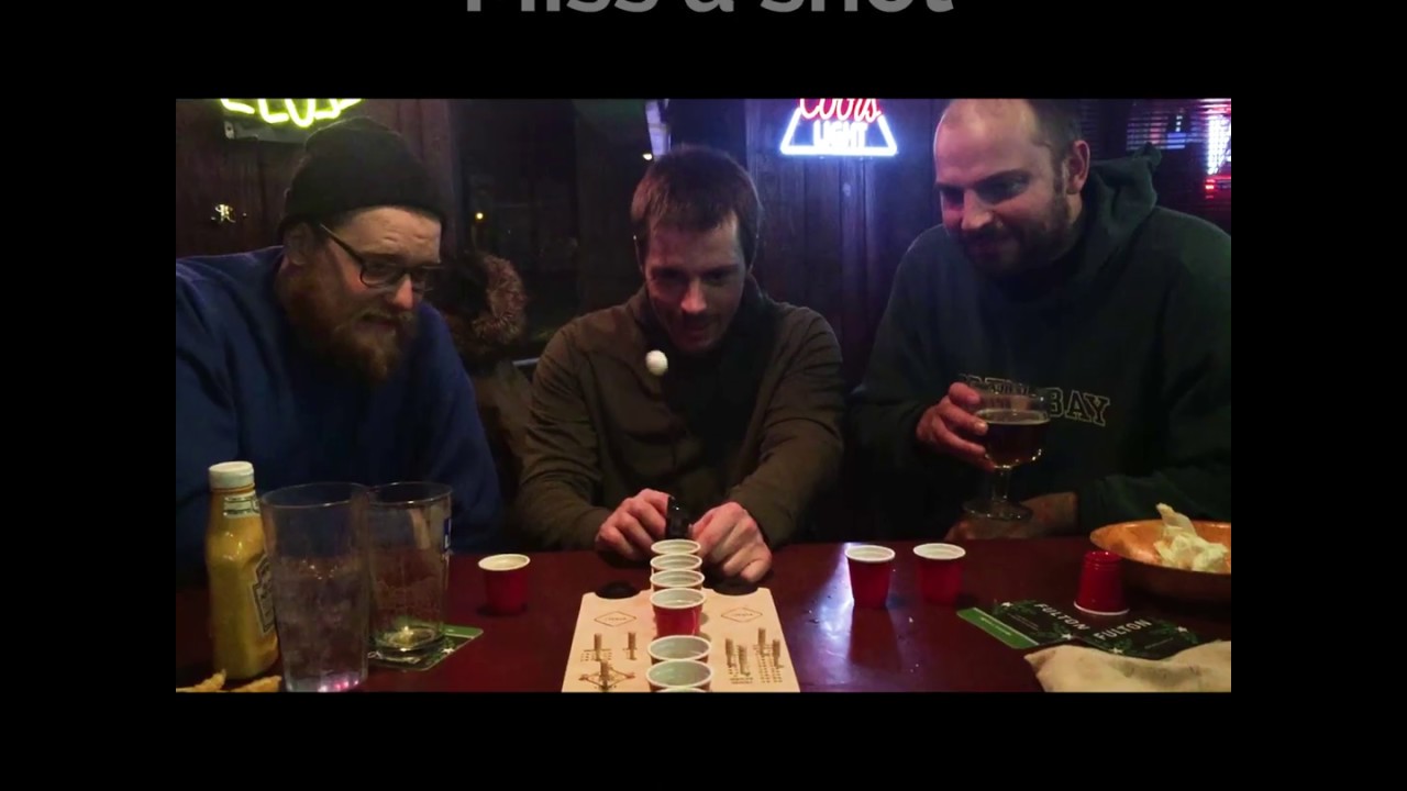 Mini Baseball Pong Beer Pong & Flip Cup Combined for a Ballpark Slugfest YouTube