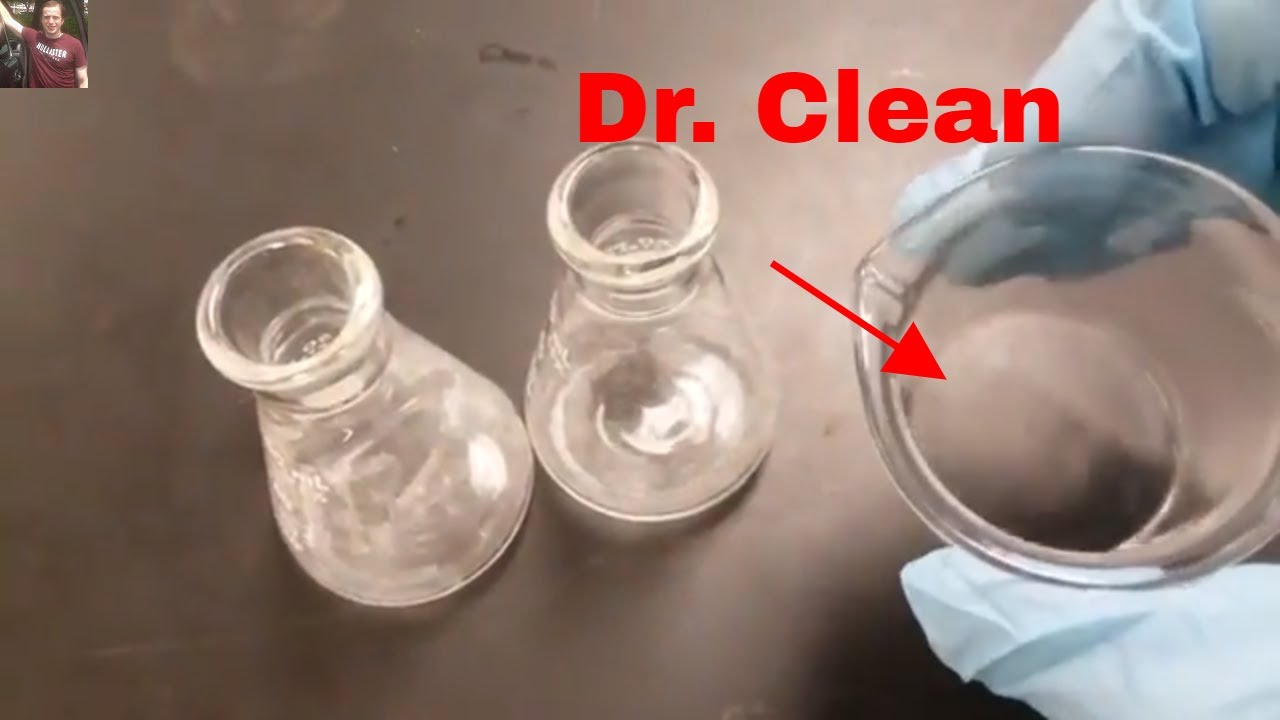Tip to clean most chemistry lab glassware YouTube