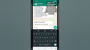 How to Access the Mobile Data VTU Platform through WhatsApp Bot.
