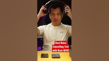 Thumbnail of REAL Noise Cancellation Test - Full Video Below 👇 #bose #anc  #ancheadphones #techreviews