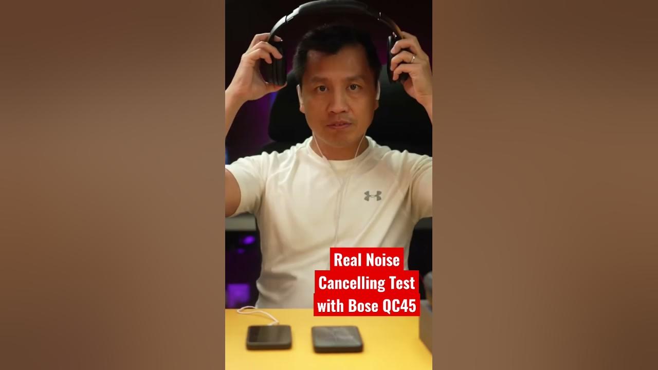 REAL Noise Cancellation Test - Full Video Below 👇 #bose #anc  #ancheadphones #techreviews