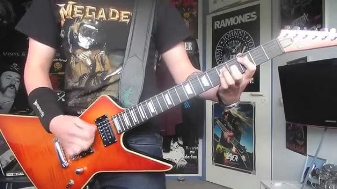 Megadeth Anarchy In The U K Bass Cover W Tabs Lyrics Youtube