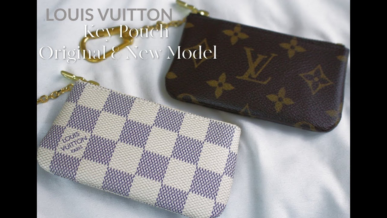 Louis Vuitton Vintage 1980's Version Monogram Key Pouch Cles