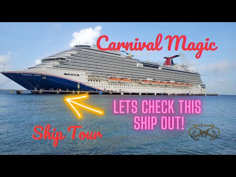 Video: Carnival Magic Cruise Ship Profil i Photo Tour